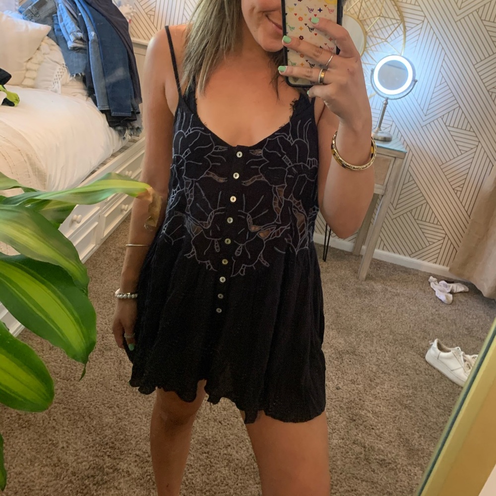 Free People Black Romper 🖤
